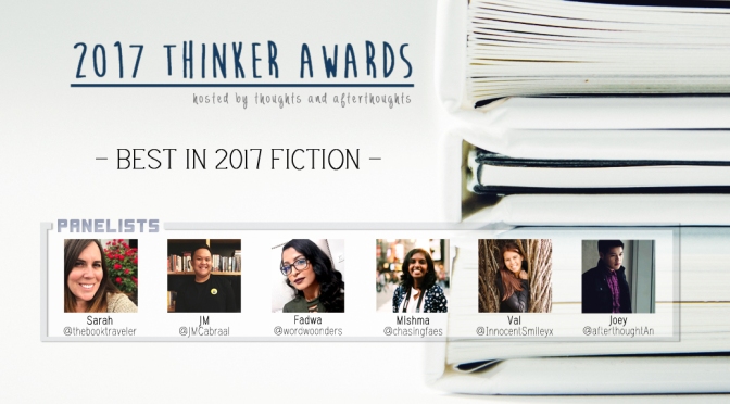 The Thinker Awards – Best in 2017 Fiction